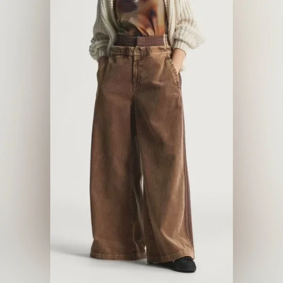 adidas Originals Brown Corduroy Track Pants. Earth Strata